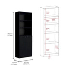 Ensemble de 3 bibliothèques doubles de 188 cm de large à 5 étagères – Grand meuble de rangement pour bureau ou salon
