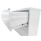 Meuble de classement vertical en métal à 4 tiroirs de 38 cm de large avec serrure, pour le bureau ou la maison, format A4/Legal/Lettre