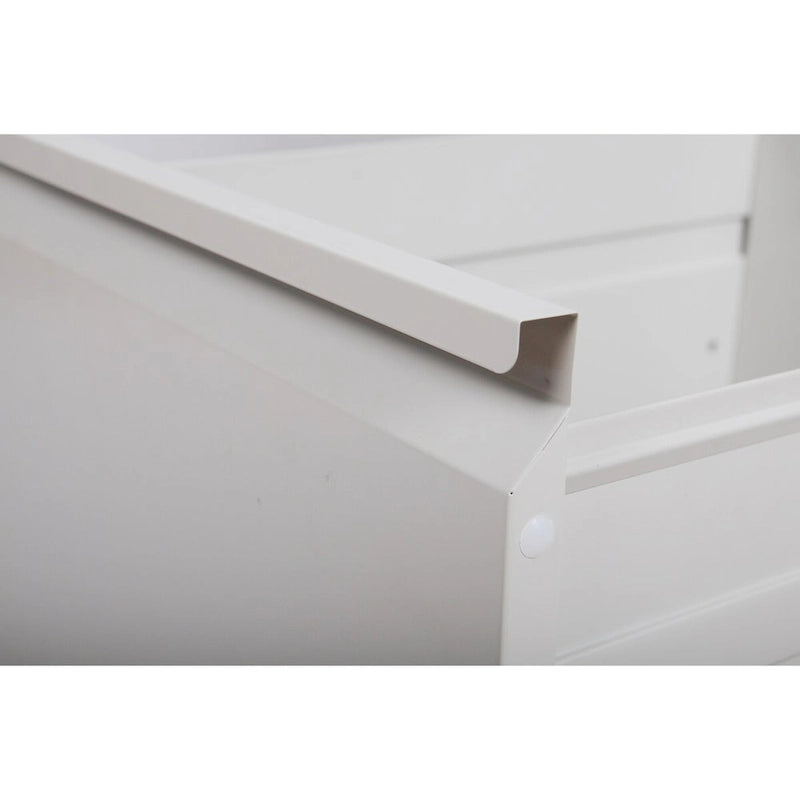 Meuble de classement vertical en métal à 4 tiroirs de 38 cm de large avec serrure, pour le bureau ou la maison, format A4/Legal/Lettre