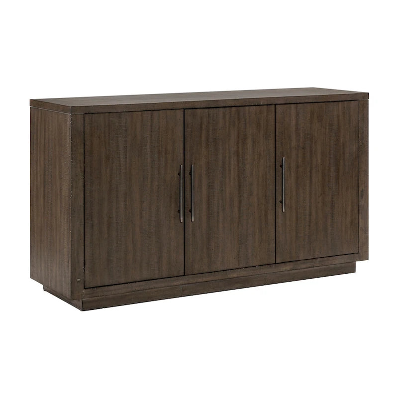 Buffet Bahut de 60" – Grand Meuble de Rangement pour Salle à Manger avec Portes et Étagères