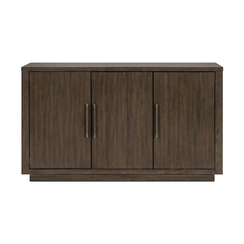 Buffet Bahut de 60" – Grand Meuble de Rangement pour Salle à Manger avec Portes et Étagères