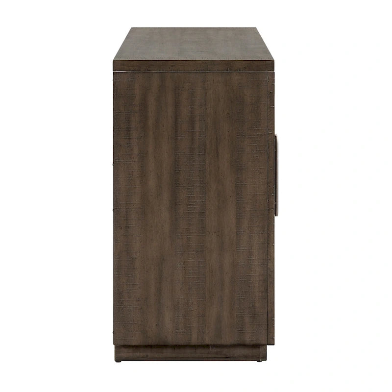 Buffet Bahut de 60" – Grand Meuble de Rangement pour Salle à Manger avec Portes et Étagères