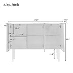 47 Buffet/Bahut de Style Moderne, Simple et Luxueux avec Étagères Réglables