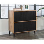 Classeur latéral avec tiroir pivotant – Meuble de rangement de bureau en bois pour dossiers de format lettre et légal
