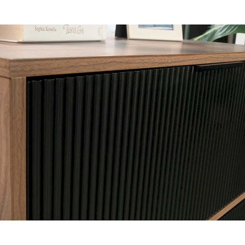 Classeur latéral avec tiroir pivotant – Meuble de rangement de bureau en bois pour dossiers de format lettre et légal