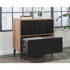 Classeur latéral avec tiroir pivotant – Meuble de rangement de bureau en bois pour dossiers de format lettre et légal