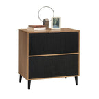 Classeur latéral avec tiroir pivotant – Meuble de rangement de bureau en bois pour dossiers de format lettre et légal