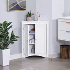 Buffet, meuble d'angle, meuble d'angle de salle de bain avec portes et étagères, cuisine, salon