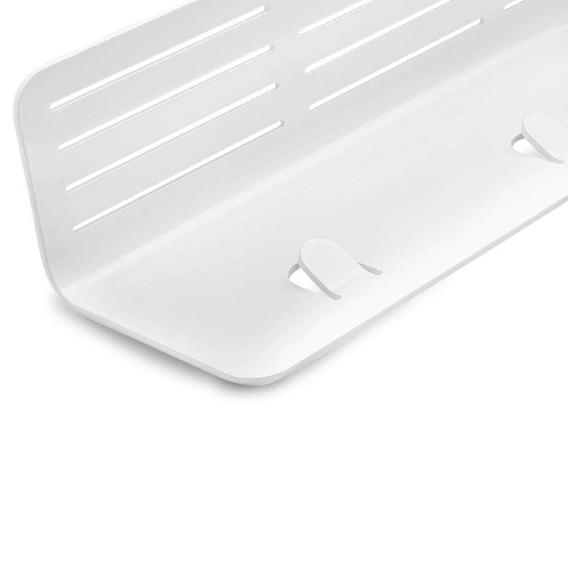 Grande étagère de douche en acier inoxydable – Organiseur mural de salle de bain résistant à la rouille