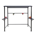 Abri barbecue en acier avec auvent, 1,5 x 2,4 m