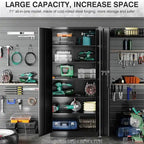 Armoire de rangement de garage en métal