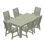 Ensemble de salle à manger d'extérieur 7 pièces HIGHWOOD PROFESSIONAL 42x72