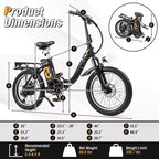 Vélo électrique pliant tout-terrain Costway pour adultes, avec pneus larges de 20 pouces, moteur sans balais de 750 W, batterie 54 V 13 Ah, certifié UL2849