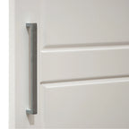 Palace Imports Armoire Cosmo 3 portes 100 % bois massif avec portes en bois massif ou portes miroir