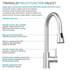 Transolid EWS-2422S Évier de buanderie et support de lavage en acier inoxydable de 24 po L x 22 po P x 35 po H - 24 po x 22 po