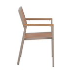Ensemble de salle à manger d'extérieur extensible 7 pièces avec table extensible et 6 fauteuils