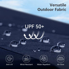 MAISON ARTS Grand Parasol Double Face de 4,5 m avec Base Incluse pour Patio
