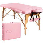 Table de Massage Portable 84L Réglable pour Soins du Visage, Tatouage, avec Housse de Transport