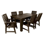 Ensemble de salle à manger d'extérieur 7 pièces HIGHWOOD PROFESSIONAL 42x72