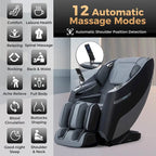 Fauteuil de massage corporel complet Costway Zero Gravity SL Track avec taille