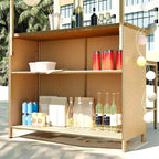 Ensemble de bar de patio style hawaïen