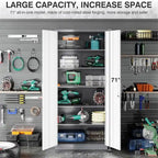 Armoire de rangement de garage en métal