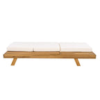 Christopher Knight Home - Ensemble de 2 chaises longues Michael en acacia pour l'extérieur