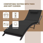 Ensemble de 3 chaises longues d'extérieur Kullavik